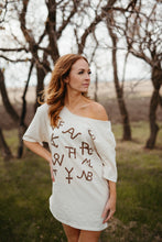 Load image into Gallery viewer, the 'branded' tee shirt dress
